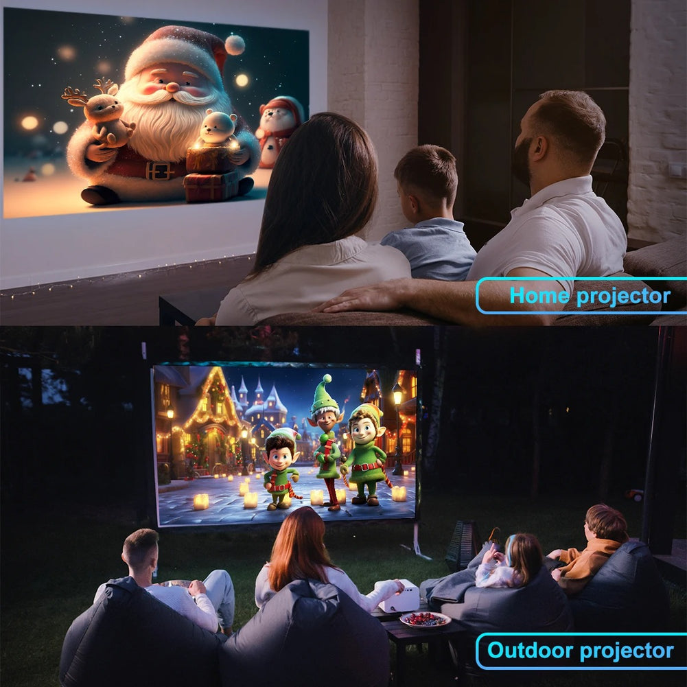 180° Rotatable Smart Projector Native 1080P/4K